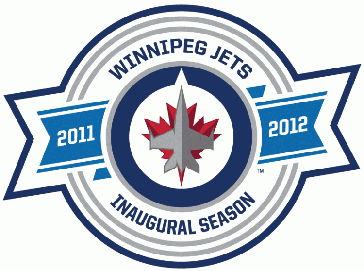 Winnipeg Jets 2012 Anniversary Logo t shirts iron on transfers